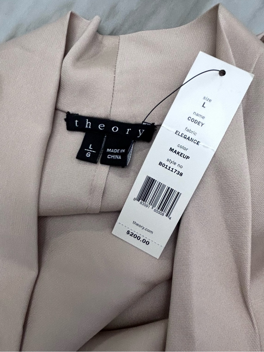 🧋MAKE OFFER🧋NWT Theory Sleeveless Codey Cowl Neck Blouse Silk Blend Sz Large - Picture 7 of 9